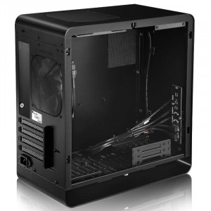 Jonsbo UMX3 black (Window version) táp nélküli ablakos Micro-ATX ház fekete